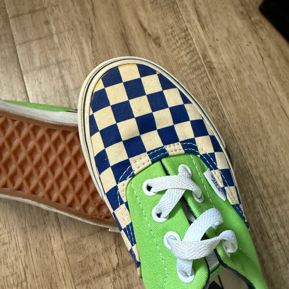 Vans Sneakers - Blue and Green Checkered